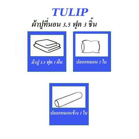 ชุดผ้าปูที่นอน 3.5 ฟุต (ชุด 3 ชิ้น)TULIP DELIGHT 60058-DL593_4