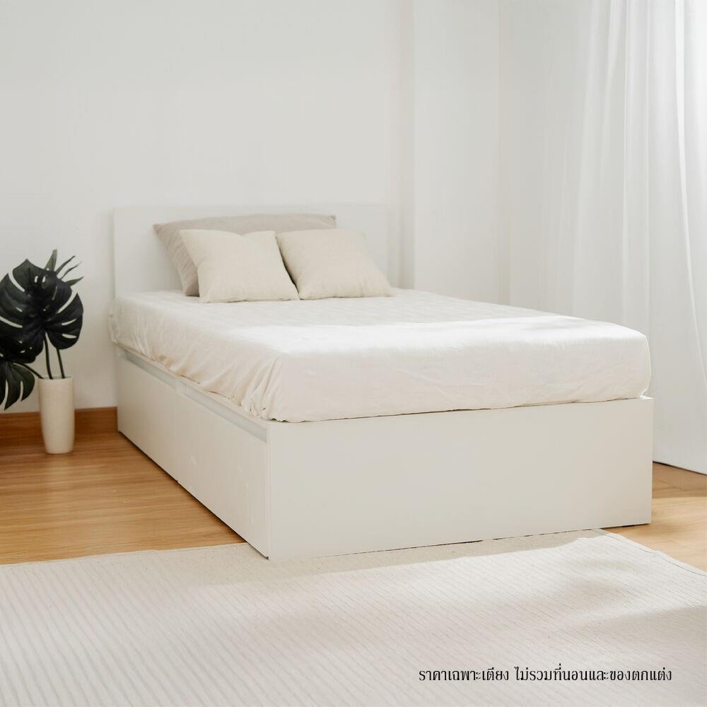 เตียง 3.5 ฟุต KONCEPT BOGO 19236367 สีขาว