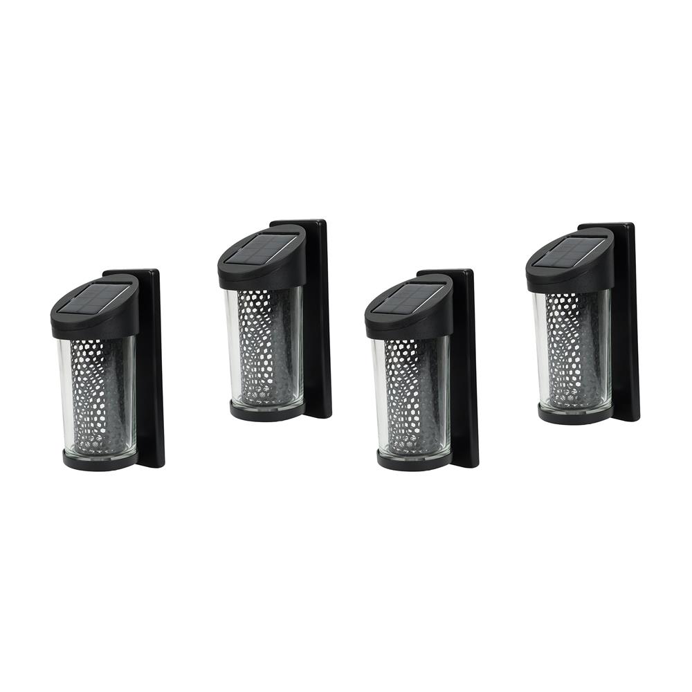 ไฟผนังภายนอก SOLAR CARINI CC0059 0.15 วัตต์ WARM WHITE สีดำ (แพ็ก 4 ชิ้น)