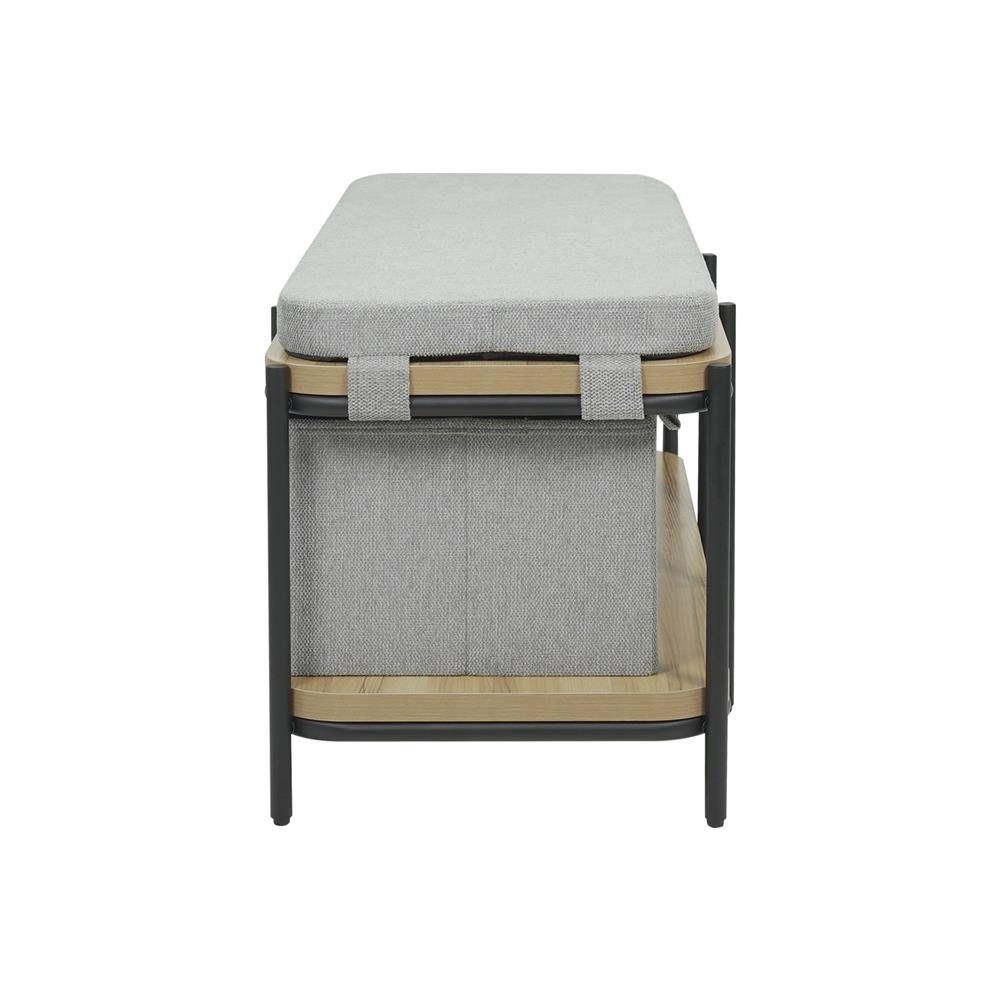 สตูลเหลี่ยม 3 ที่นั่ง FURDINI KOMORI สีเทา