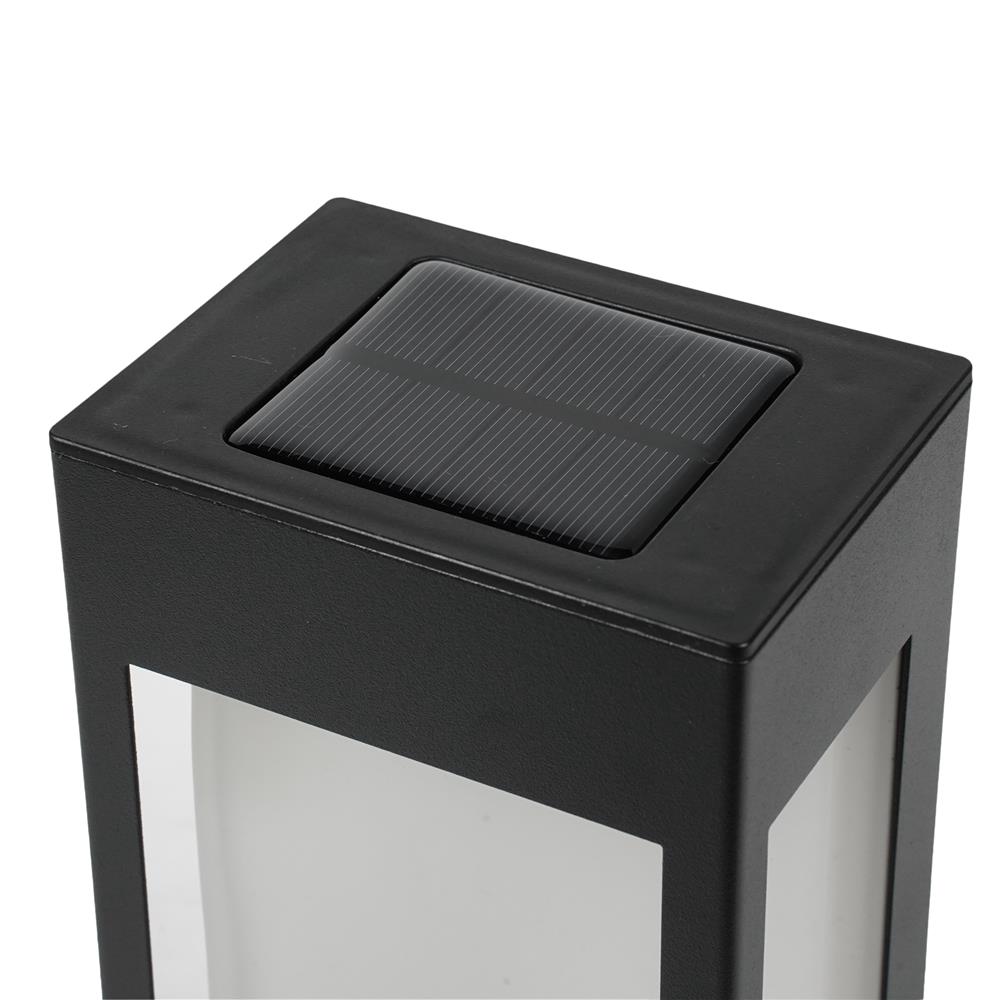 ไฟผนังภายนอก SOLAR CARINI CC005A 0.15 วัตต์ WARM WHITE สีดำ (แพ็ก 4 ชิ้น)