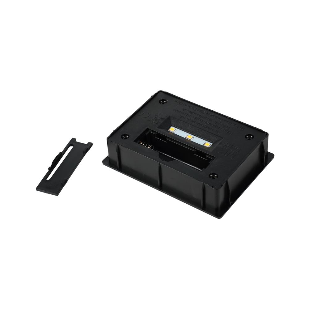 ไฟผนังภายนอก SOLAR CARINI CC005A 0.15 วัตต์ WARM WHITE สีดำ (แพ็ก 4 ชิ้น)