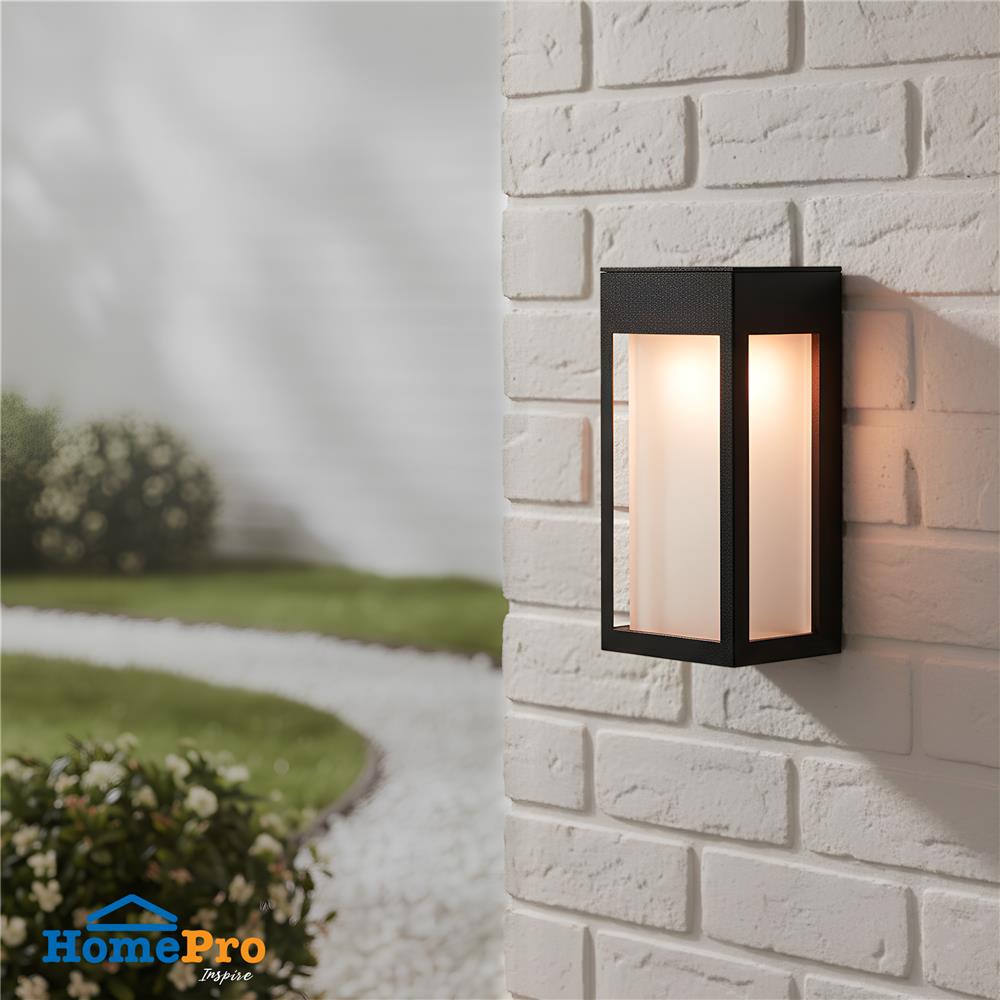 ไฟผนังภายนอก SOLAR CARINI CC005A 0.15 วัตต์ WARM WHITE สีดำ (แพ็ก 4 ชิ้น)