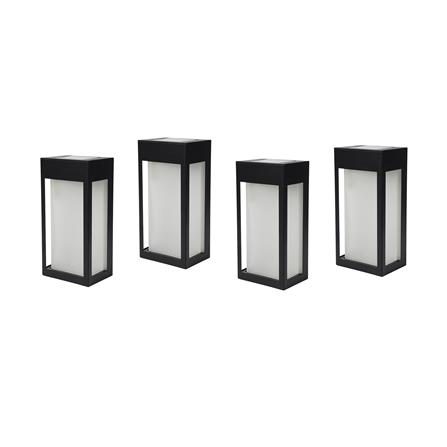 ไฟผนังภายนอก SOLAR CARINI CC005A 0.15 วัตต์ WARM WHITE สีดำ (แพ็ก 4 ชิ้น)_4