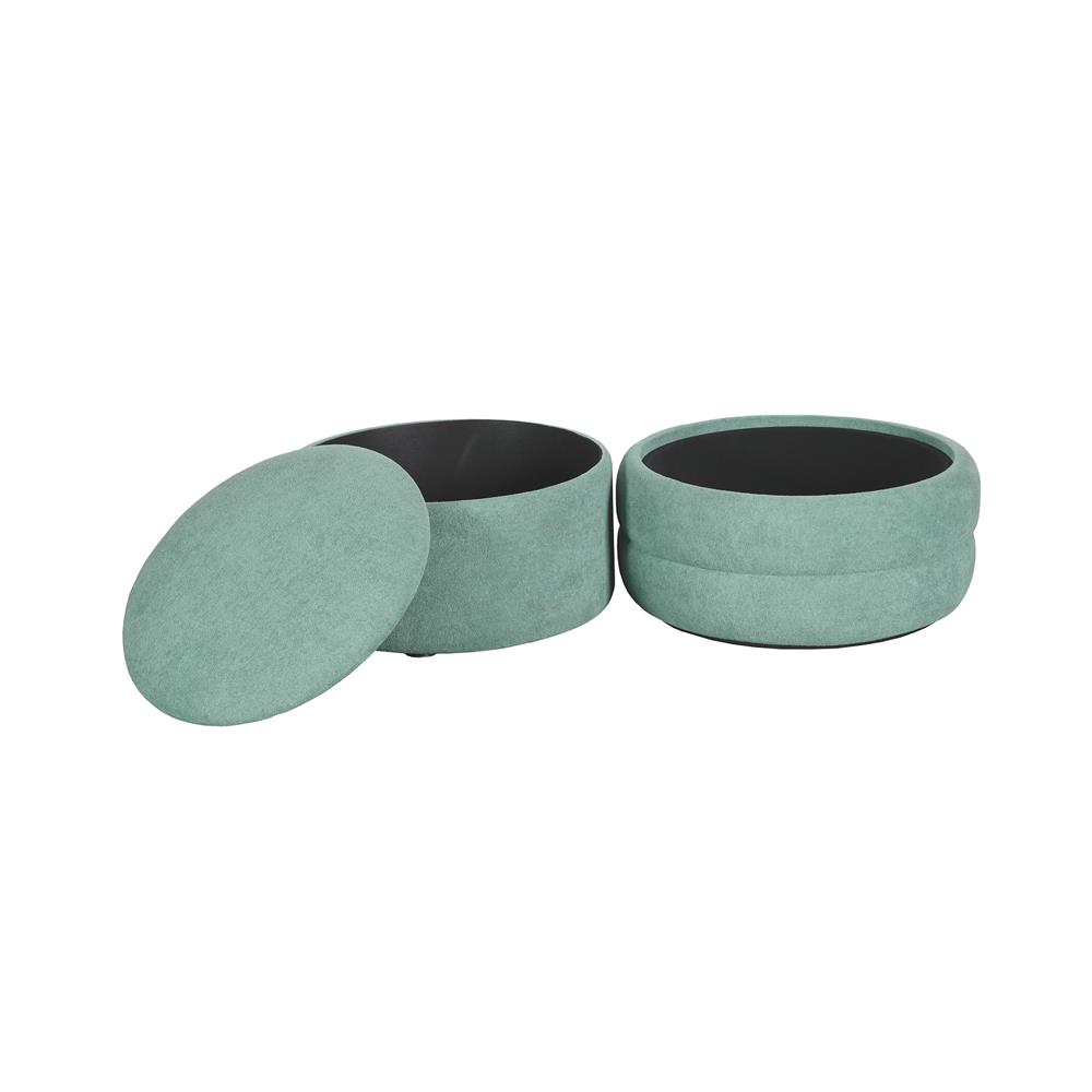 สตูลกลม SNAZZ CLOUDY สีเขียว