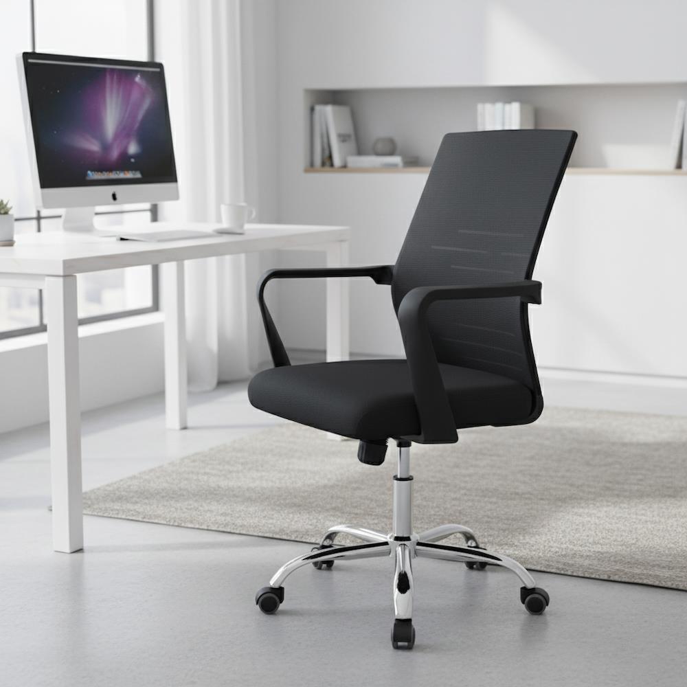 เก้าอี้สำนักงาน SURE PL-1734 สีดำ