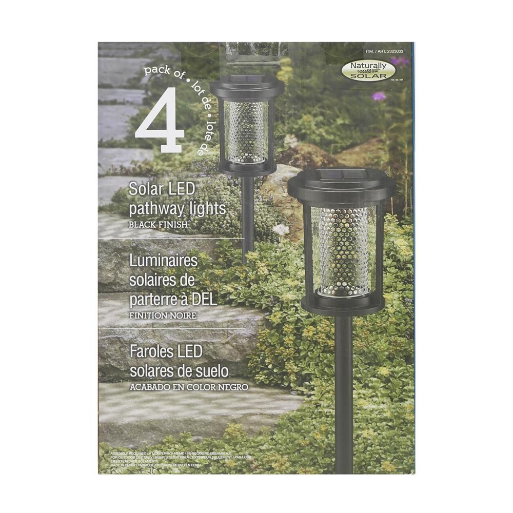 ไฟจัดสวน SOLAR CARINI CC031D 0.18 วัตต์  WARM WHITE สีดำ (แพ็ก 4 ชิ้น)