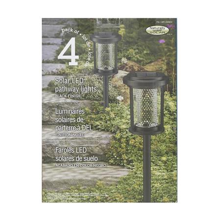 ไฟจัดสวน SOLAR CARINI 031D 0.18 วัตต์  WARM WHITE  สีดำ (แพ็ก 4 ชิ้น)_5