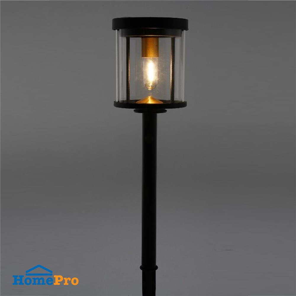 ไฟจัดสวน SOLAR CARINI 031H 0.18 วัตต์  WARM WHITE  สีดำ (แพ็ก 4 ชิ้น)