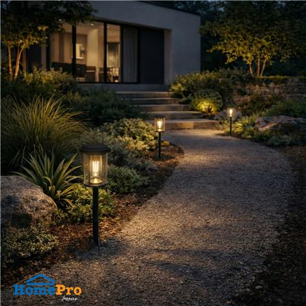 ไฟจัดสวน SOLAR CARINI CC031H 0.18 วัตต์ WARM WHITE  สีดำ (แพ็ก 4 ชิ้น)_5