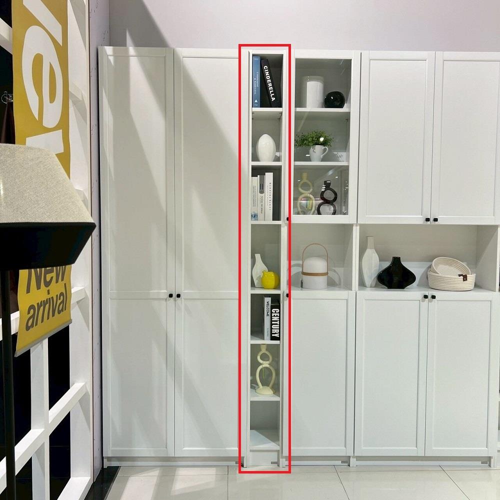 ตู้สูง บางโล่ง SB FURNITURE TRIXX 19247535 20 ซม. สีขาว