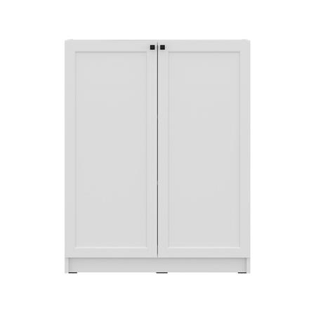 ตู้สูง บานผสม SB FURNITURE TRIXX 59064240 240 ซม. สีขาว_2