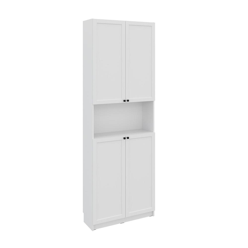 ตู้สูง บานผสม SB FURNITURE TRIXX 19247533 80 ซม. สีขาว