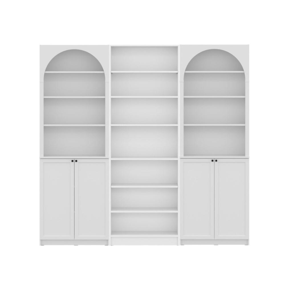 ตู้สูง บานผสม SB FURNITURE TRIXX 59064237 240 ซม. สีขาว