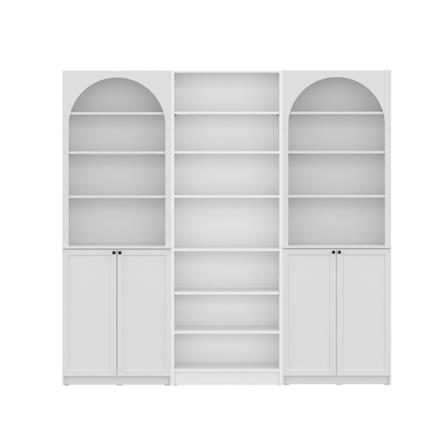 ตู้สูง บานผสม SB FURNITURE TRIXX 59064237 240 ซม. สีขาว_0