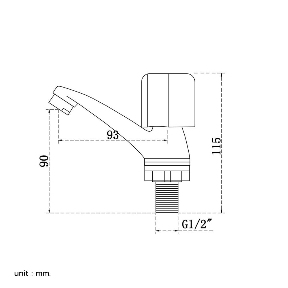 ก๊อกอ่างล้างหน้า DONMARK GL-1454