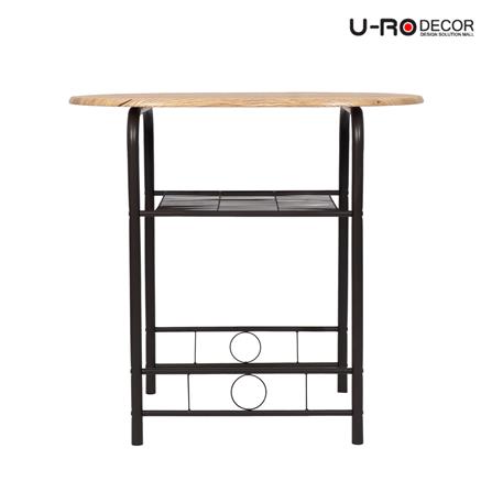 ชุดโต๊ะทานข้าว 2 ที่นั่ง U-RODECOR CHERRY 000002192  สีน้ำตาล/ดำ_3