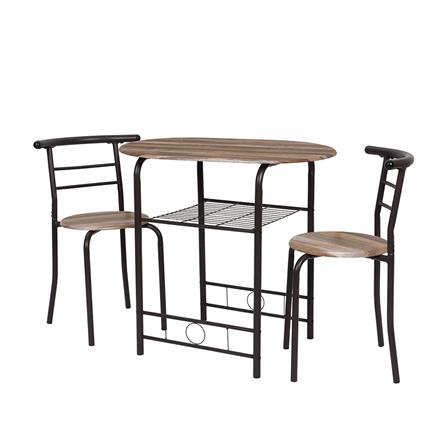 ชุดโต๊ะทานข้าว 2 ที่นั่ง U-RODECOR CHERRY 000002194 สีน้ำตาล_0