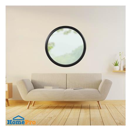 ช่องแสงหน้าต่างอะลูมิเนียม วงกลม KPA 90x90 ซม. สีดำ_1