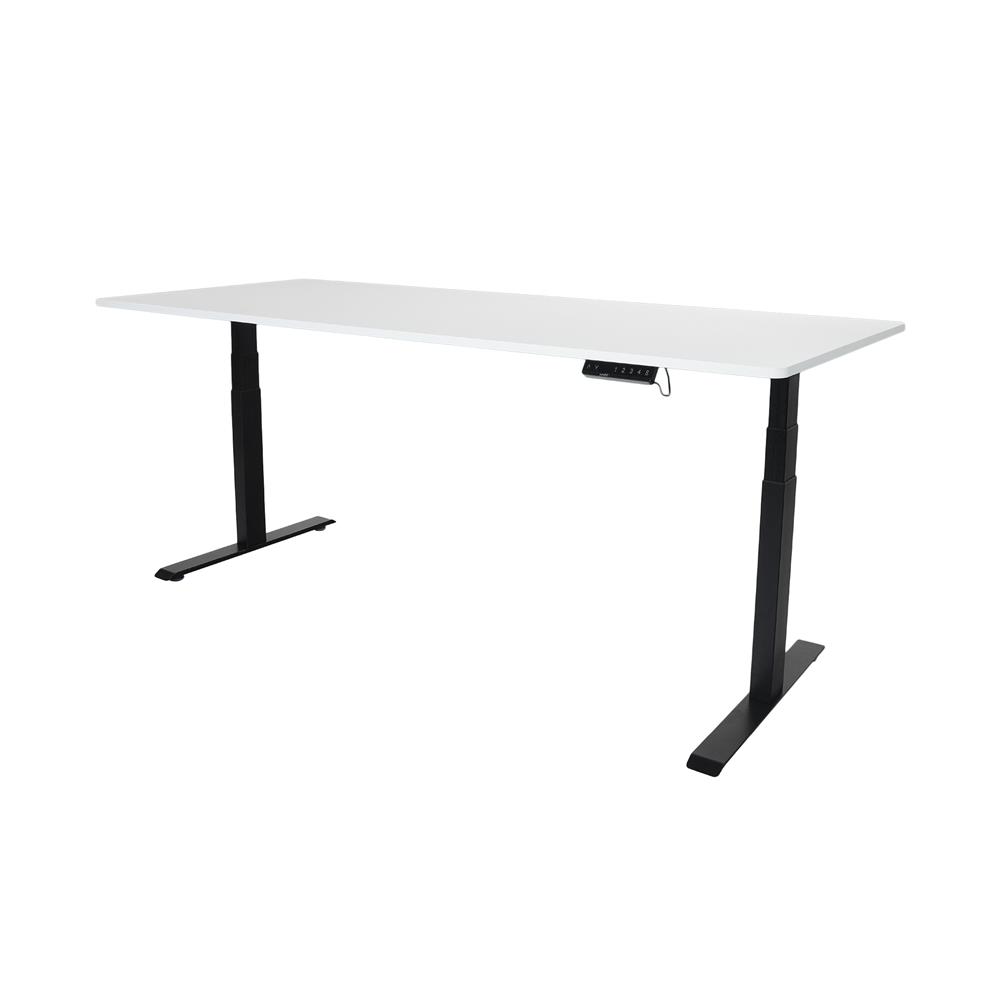 โต๊ะปรับระดับไฟฟ้า BEWELL TBS01 TOP08 180 ซม. สีขาว/ดำ