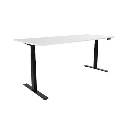 โต๊ะปรับระดับไฟฟ้า BEWELL TBS01 TOP08 180 ซม. สีขาว/ดำ_2
