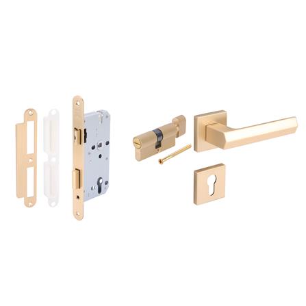 มือจับก้านโยกห้องน้ำ MORTISE HAFELE 489.11.058 สีทองด้าน_0