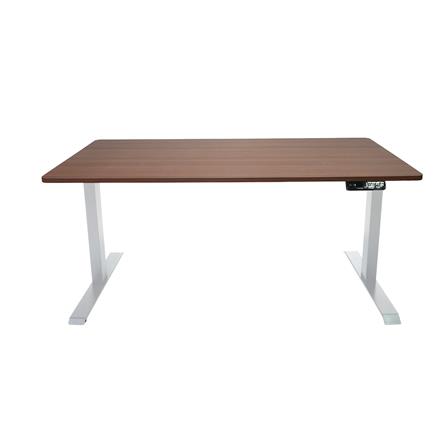 โต๊ะปรับระดับไฟฟ้า BEWELL TBS01 TOP07 150 ซม. สีขาว/น้ำตาล_1