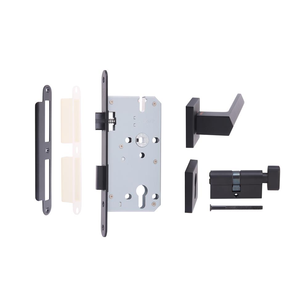 มือจับก้านโยกห้องน้ำ MORTISE HAFELE 489.11.057 สีดำ