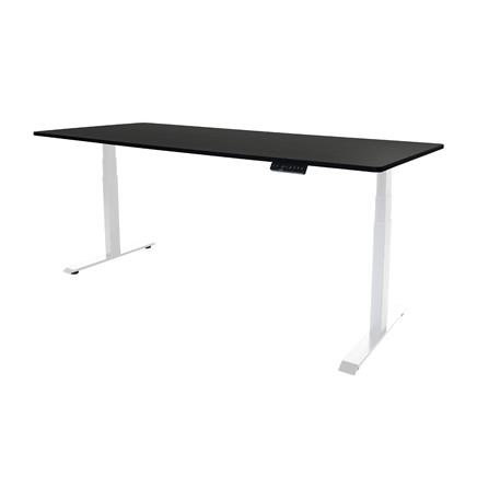 โต๊ะปรับระดับไฟฟ้า BEWELL TBS01 TOP08 160 ซม. สีขาว/ดำ_0