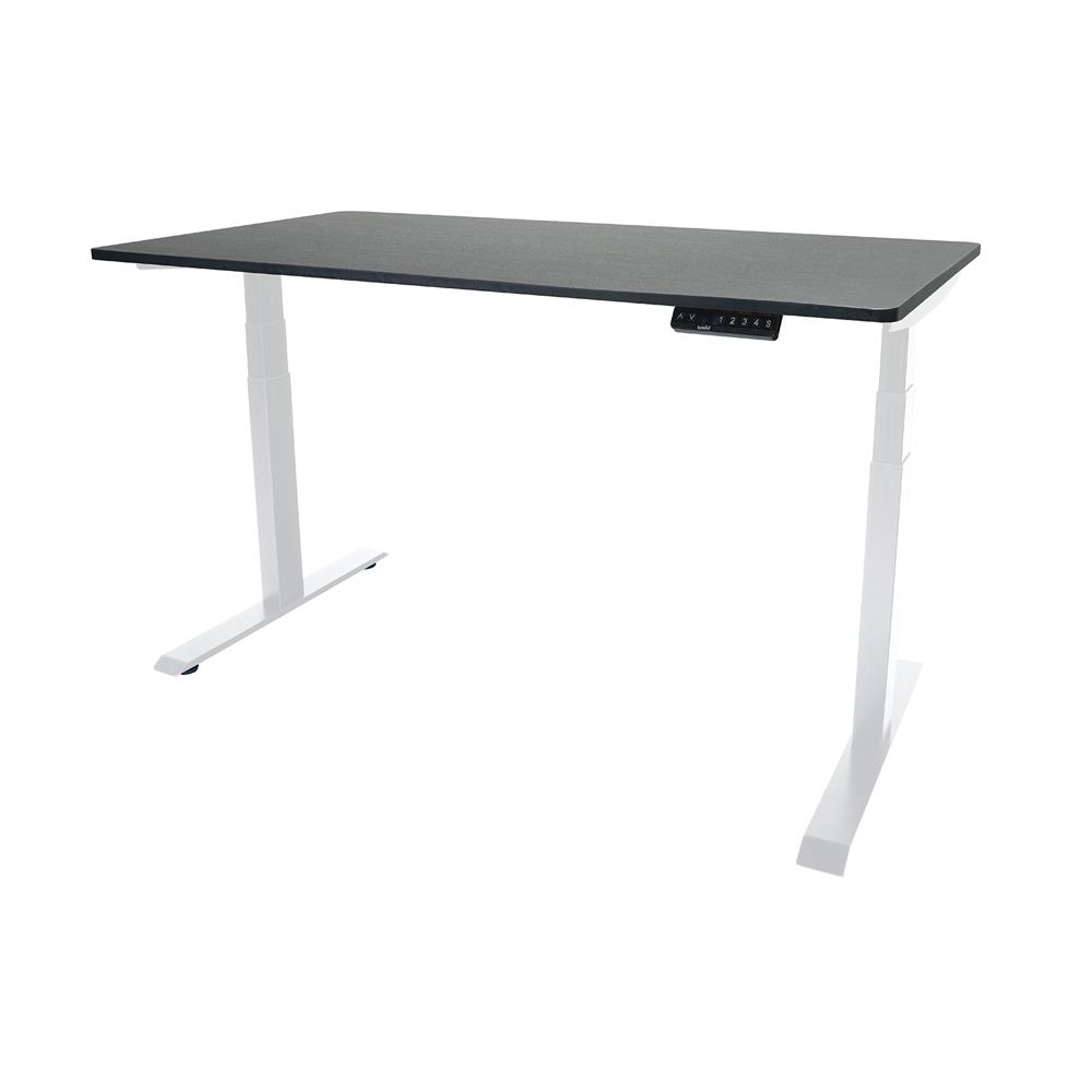 โต๊ะปรับระดับไฟฟ้า BEWELL TBS01 TOP07 150 ซม. สีขาว/ดำ