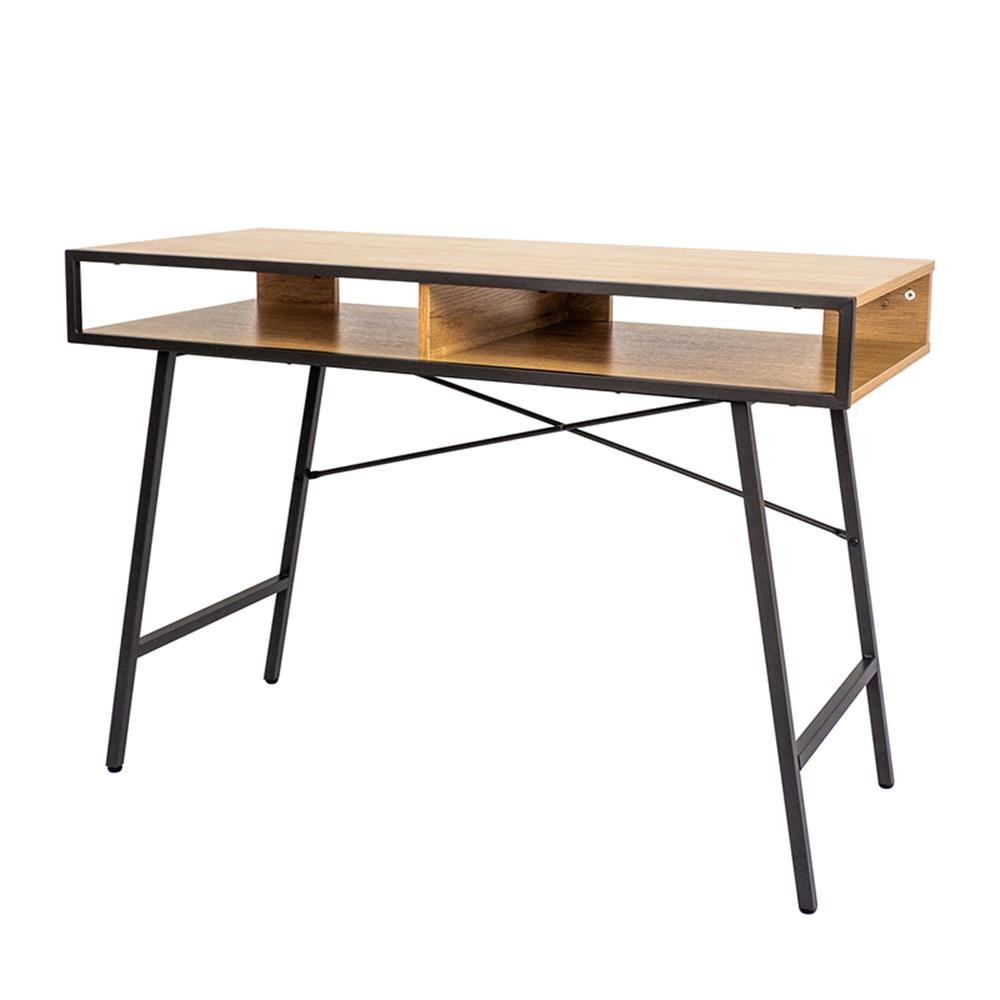 โต๊ะทำงานไม้ U-RODECOR BRUNO 110 ซม. สีโอ๊ค