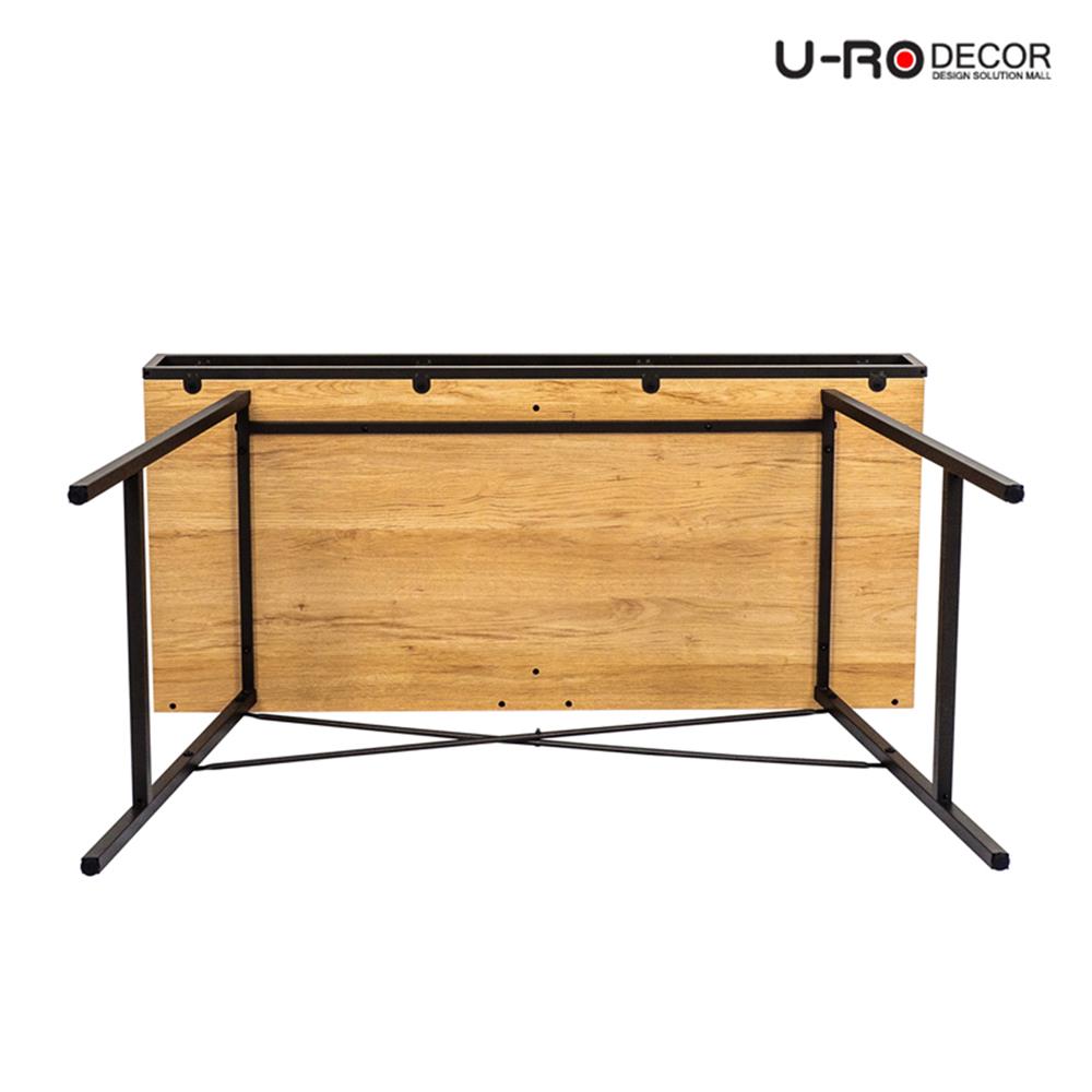 โต๊ะทำงานไม้ U-RODECOR BRUNO 110 ซม. สีโอ๊ค