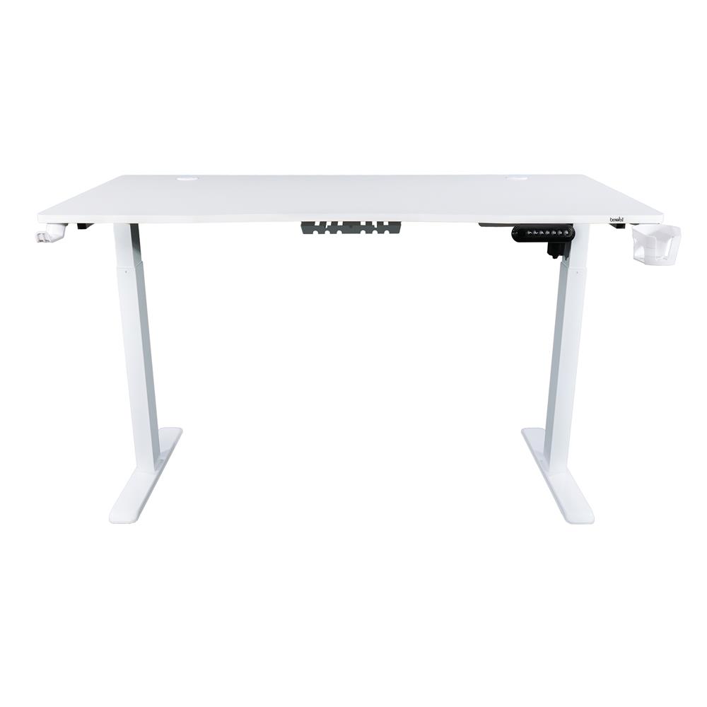 โต๊ะเกมมิ่งปรับระดับไฟฟ้า BEWELL G09ST-TBS6-TOP10-4 140 ซม. สีขาว