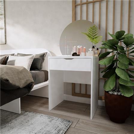 โต๊ะเครื่องแป้ง KONCEPT EMMI 19230814 60 ซม. สีขาว_5