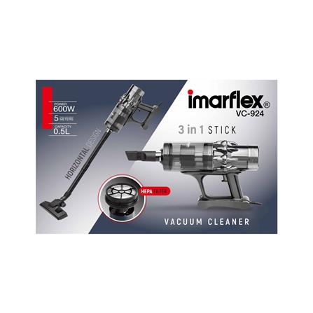 เครื่องดูดฝุ่นแบบด้าม IMARFLEX VC-924 สีเทา_6