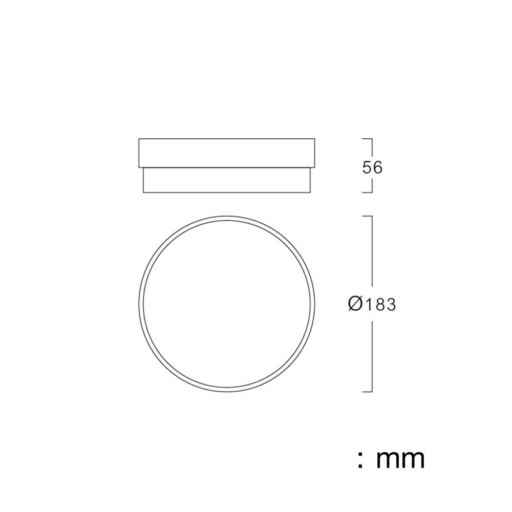ดาวน์ไลท์ LED LUMAX  03-A0758_1 7.2 นิ้ว 18 วัตต์  DAYLIGHT / COOL WHITE / WARM WHITE สีขาว