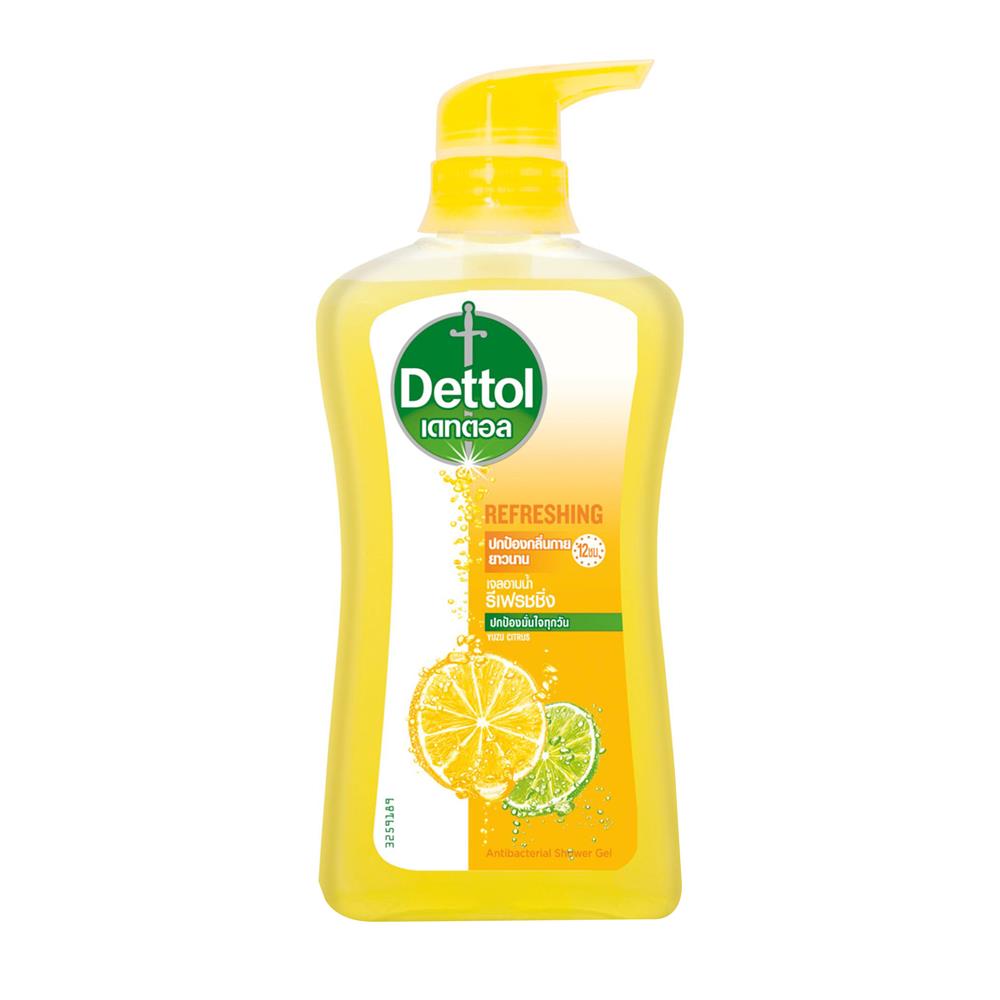 เจลอาบน้ำ DETTOL รีเฟรชชิ่ง ซิตรัส 480 มล.