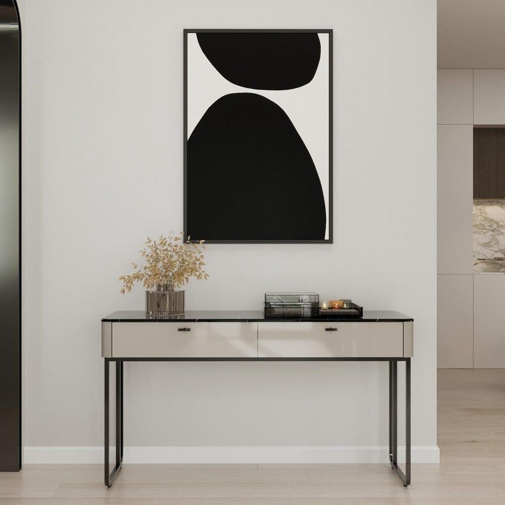 โต๊ะเครื่องแป้ง SB FURNITURE BLESS 19237454 140 ซม. สีเบจ