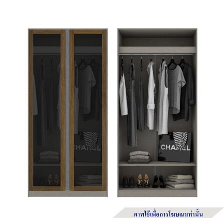 ตู้เสื้อผ้า 4 บานเปิด KONCEPT BLOX 59056741 250 ซม. สีเลกาโต้_3