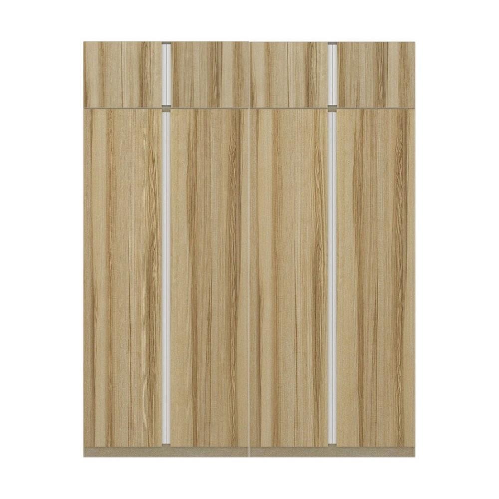 ตู้เสื้อผ้า 4 บานเปิด KONCEPT BLOX 59060176 200 ซม. สีลินเบิร์กโอ๊ค