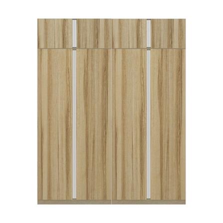 ตู้เสื้อผ้า 4 บานเปิด KONCEPT BLOX 59060176 200 ซม. สีลินเบิร์กโอ๊ค_0