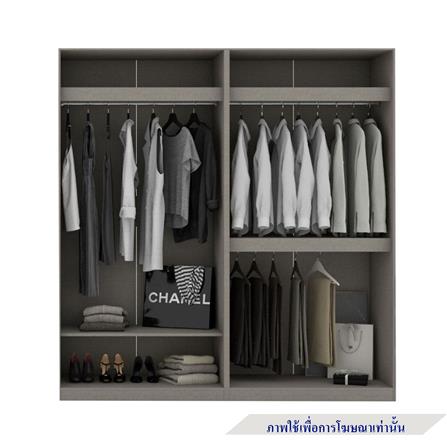 ตู้เสื้อผ้า 4 บานเปิด KONCEPT BLOX 59058156 200 ซม. สีเลกาโต้_1