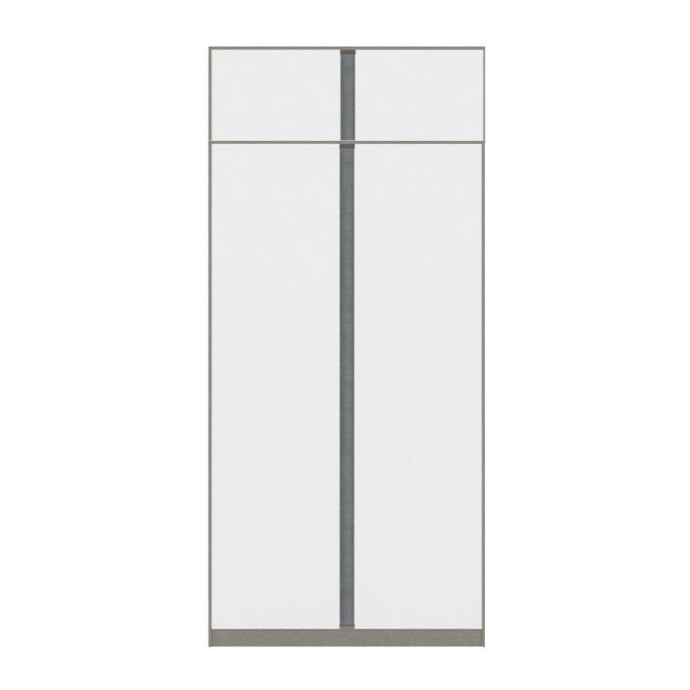 ตู้เสื้อผ้า 2 บานเปิด KONCEPT BLOX 59061622 100 ซม. สีขาว