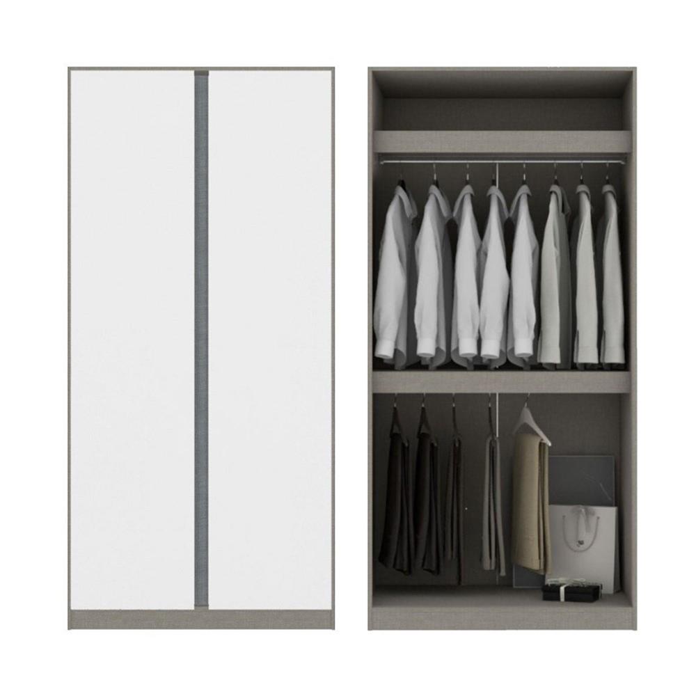 ตู้เสื้อผ้า 4 บานเปิด KONCEPT BLOX 59060175 200 ซม. สีขาว