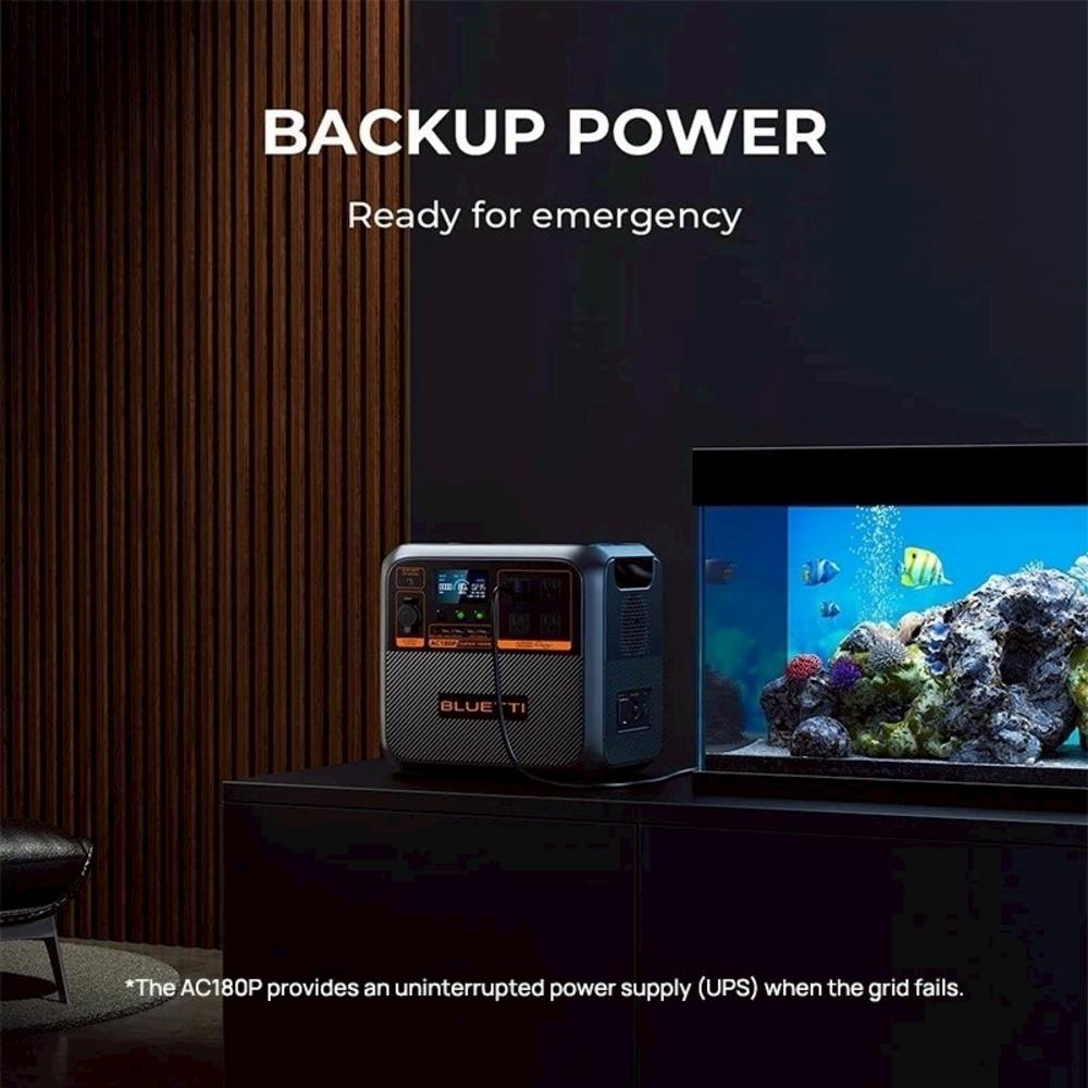 POWER BOX BLUETTI AC180P 1800 วัตต์ สีดำ