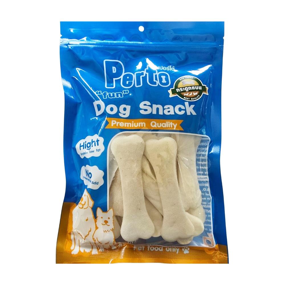 ขนมสุนัข PERTO FLAT BONE 4 นิ้ว