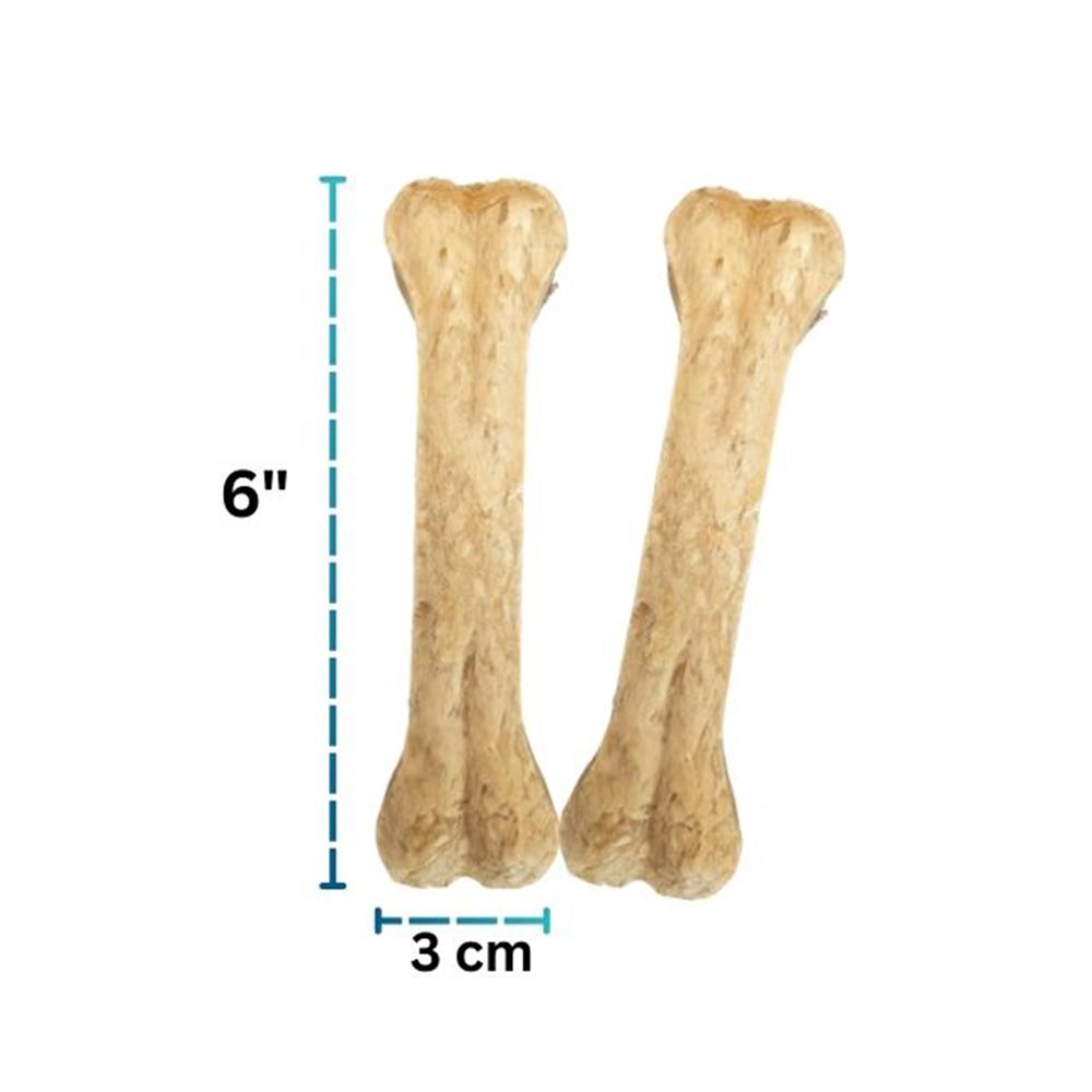 ขนมสุนัข PERTO MUNCHY BONE กลิ่นแซลมอน 6 นิ้ว