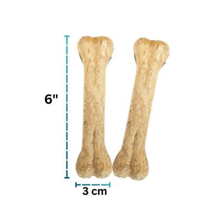 ขนมสุนัข PERTO MUNCHY BONE กลิ่นแซลมอน 6 นิ้ว_3