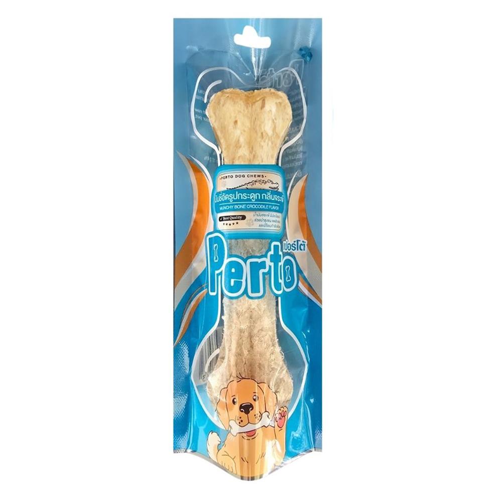 ขนมสุนัข PERTO MUNCHY BONE กลิ่นจระเข้ 6 นิ้ว