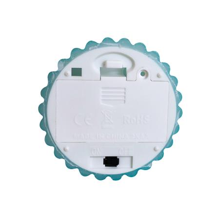 เทียนตกแต่ง LED CLAIRE WAVY 3.5 ซม. สีฟ้า_2